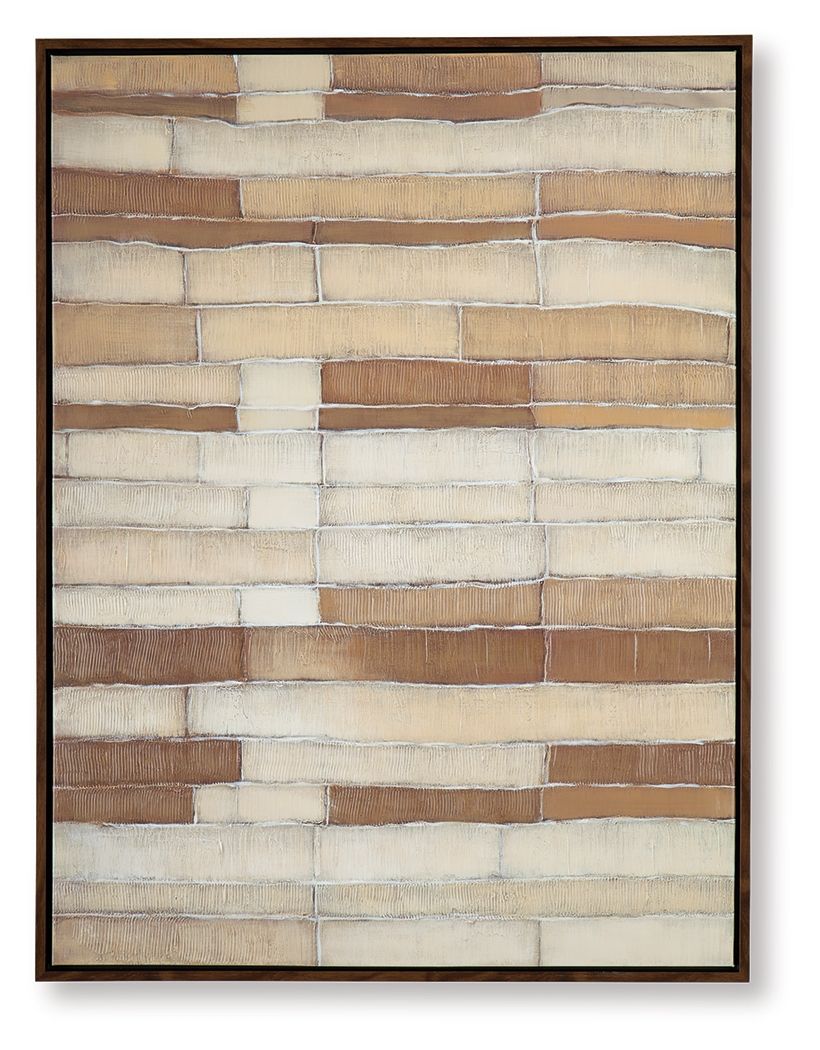 Kalanmore - Wall Art - Brown / Tan / White by Unique Piece Furniture