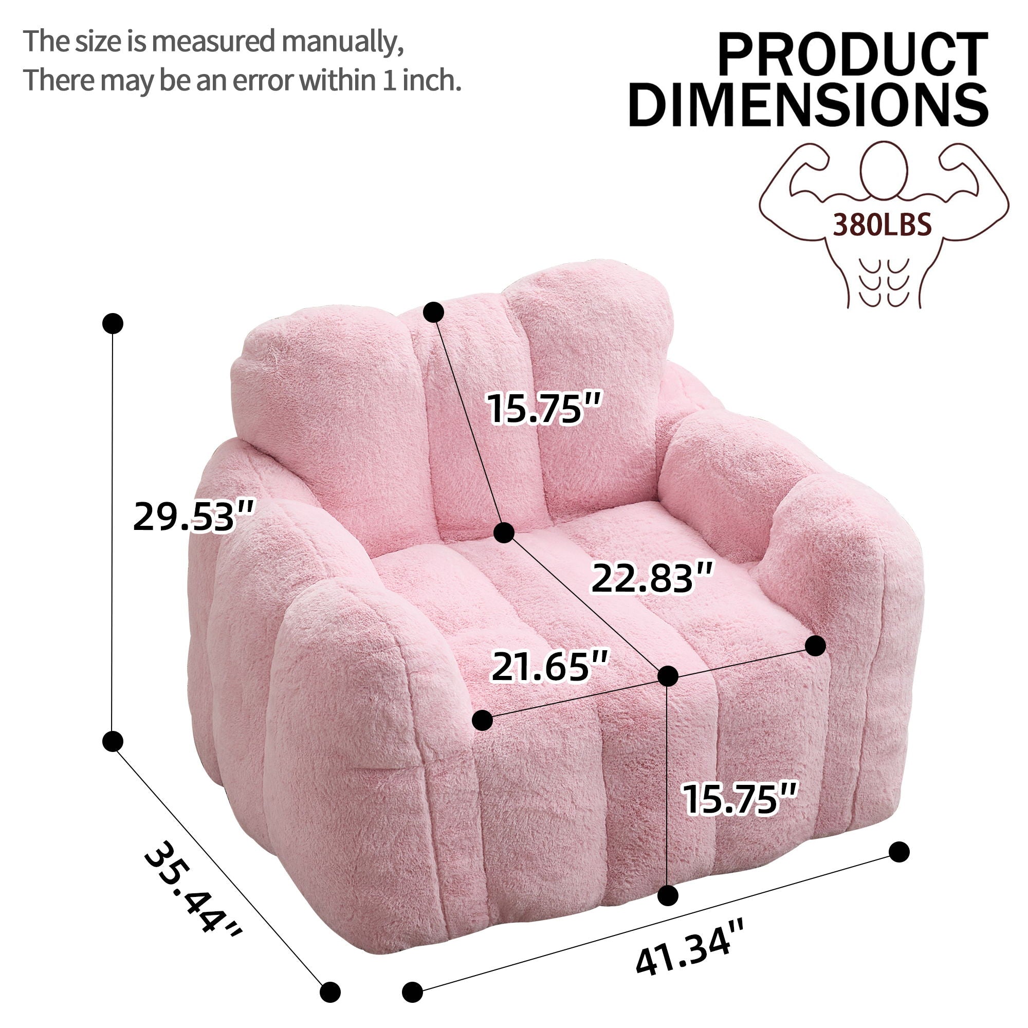 Lotus Style Compression Sofa Bean Bag by Unique Piece Furniture