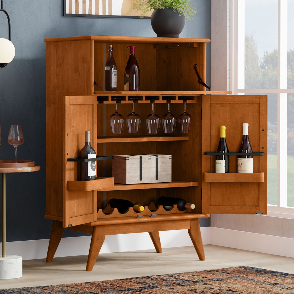 Draper - Mid Century Bar Cabinet by Unique Piece Furniture