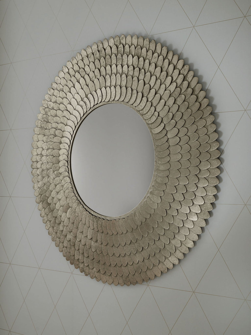 Wrightmund - Accent Mirror - Champagne Finish by Unique Piece Furniture