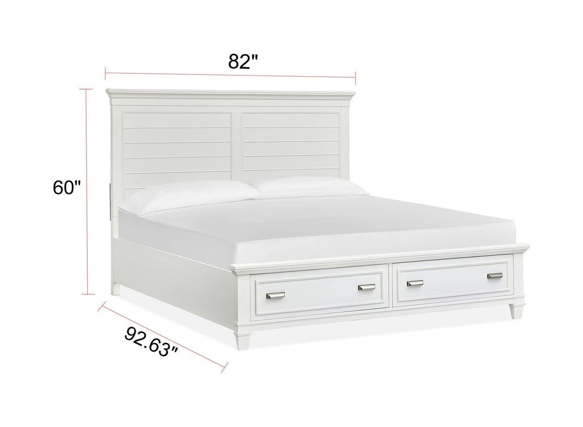 Charleston - Panel Storage Bed by Unique Piece Furniture
