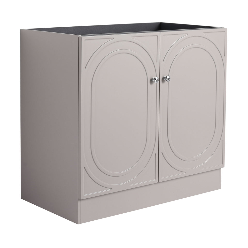 Modern Freestanding Bathroom Vanity With Soft Close Cabinet Doors by Unique Piece Furniture