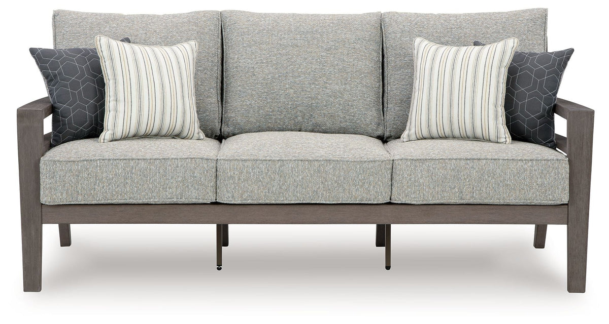 Hillside Barn - Sofa With Cushion - Gray / Brown by Unique Piece Furniture