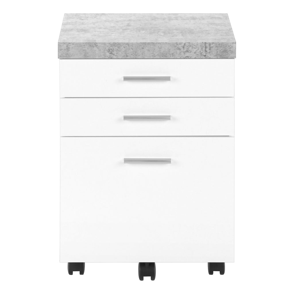 File Cabinet Rolling Mobile Storage Drawers Printer Stand For Office by Unique Piece Furniture