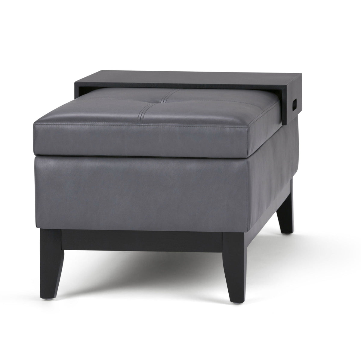Oregon - Contemporary Storage Ottoman Bench With Tray by Unique Piece Furniture