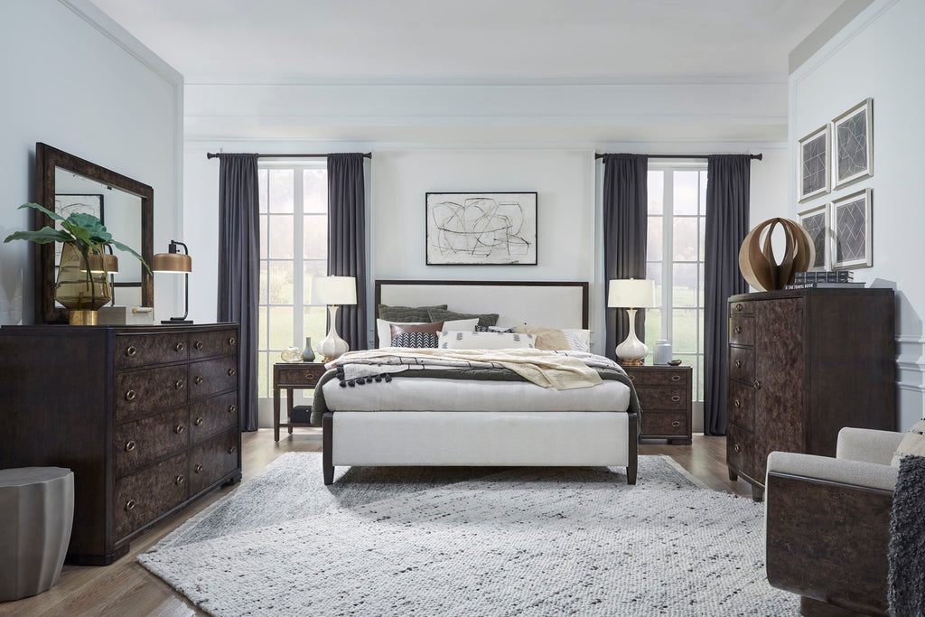 Rowan - Upholstered Panel Bed by Unique Piece Furniture