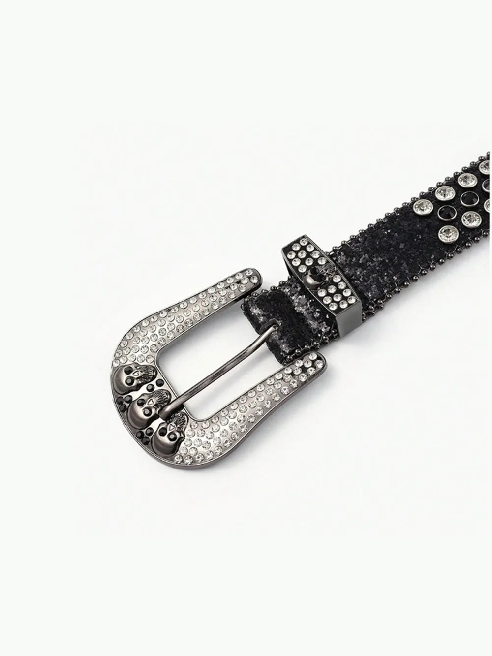 PU Leather Skull Belt by Wild and Free Boutique