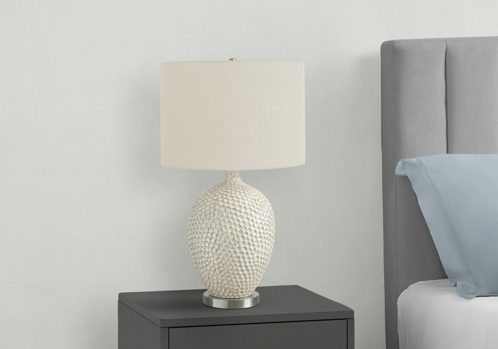Lighting, Table Lamp, Ceramic, Contemporary - Cream by Unique Piece Furniture