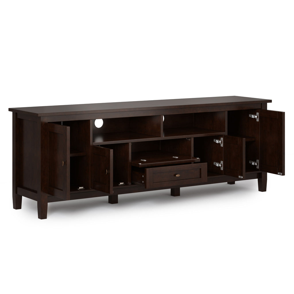 Warm Shaker - TV Media Stand, Handcrafted by Unique Piece Furniture