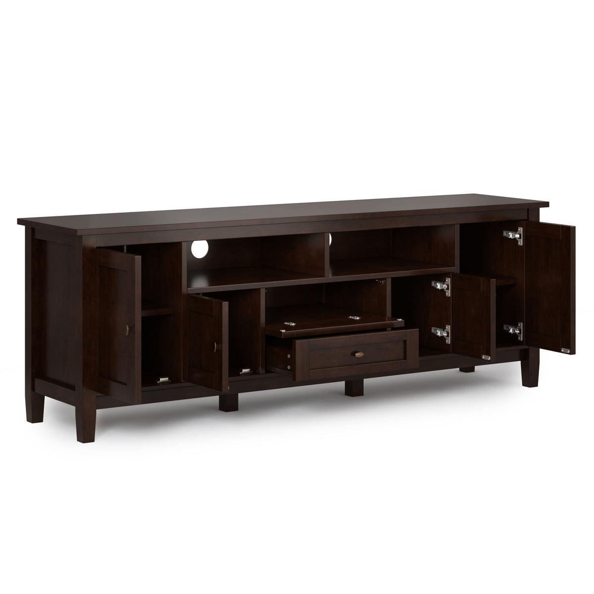 Warm Shaker - TV Media Stand, Handcrafted by Unique Piece Furniture