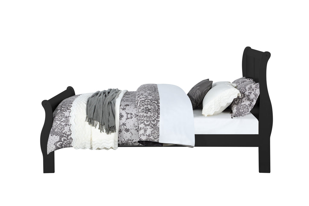 Louis Philippe - Sleigh Style Bed by Unique Piece Furniture