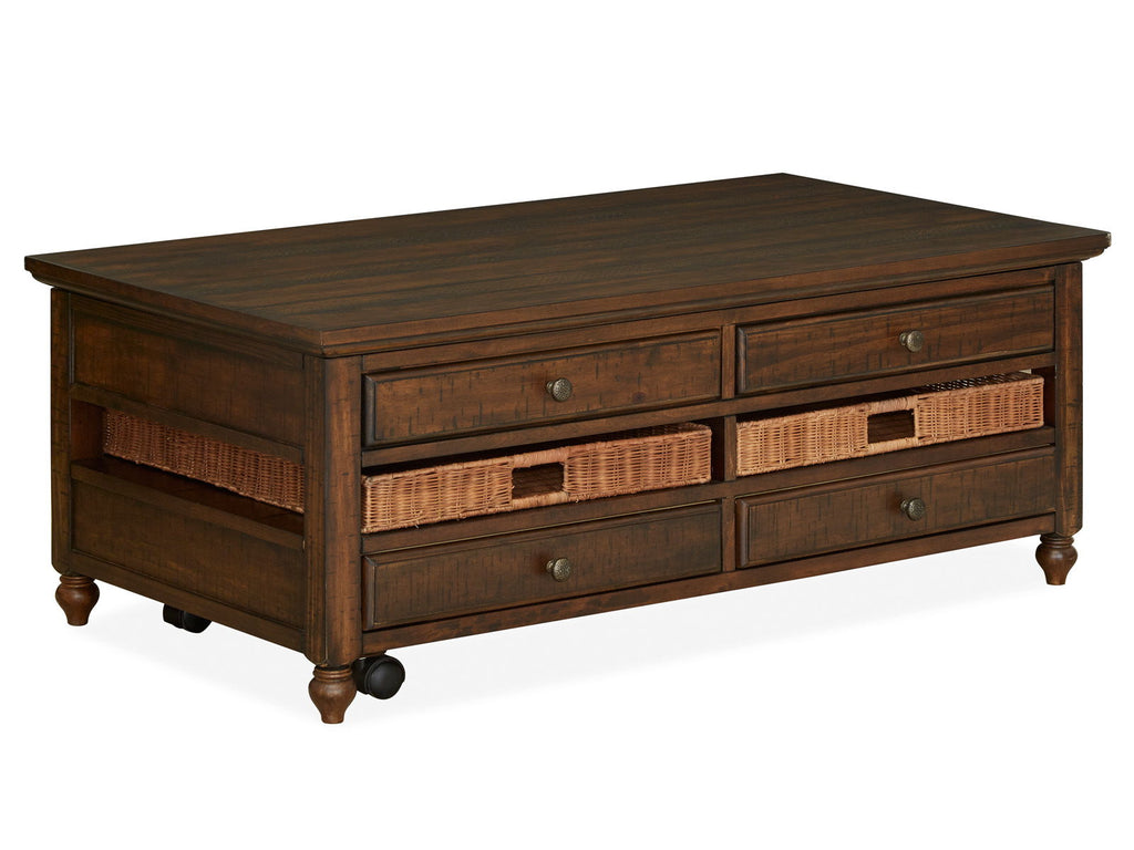 Cottage Lane - Wood Rectangular Lift-top Cocktail Table - Coffee by Unique Piece Furniture