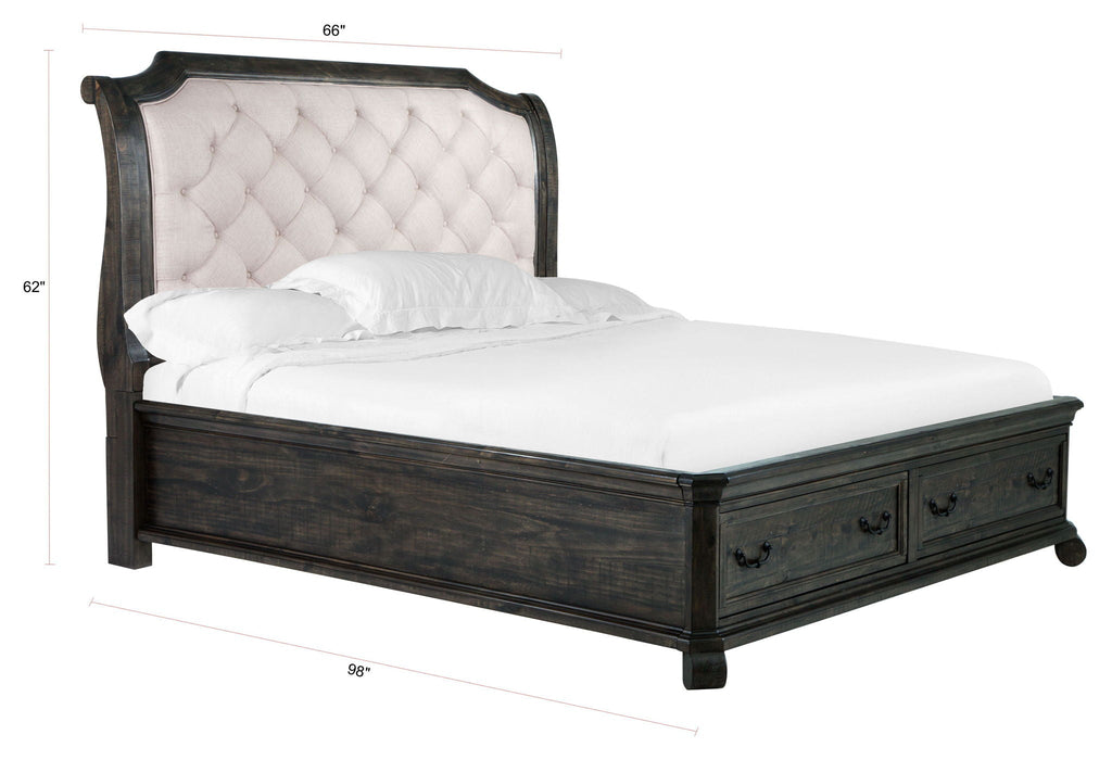 Bellamy - Complete Sleigh Storage Bed by Unique Piece Furniture