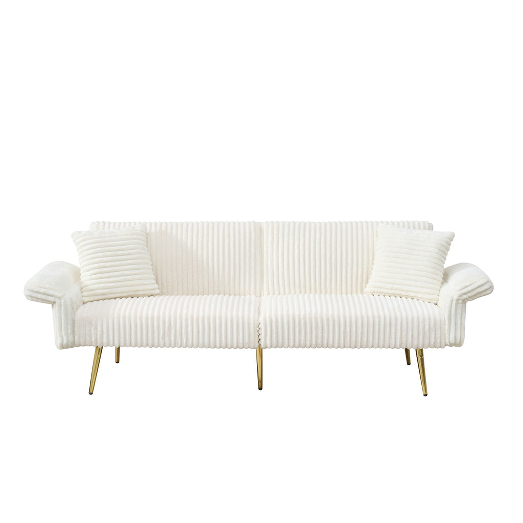 Luxury Foldable Double Sofa Bed With Folding Armrests by Unique Piece Furniture