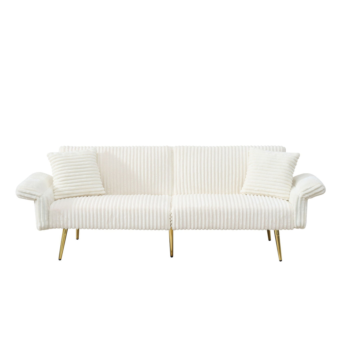 Luxury Foldable Double Sofa Bed With Folding Armrests by Unique Piece Furniture