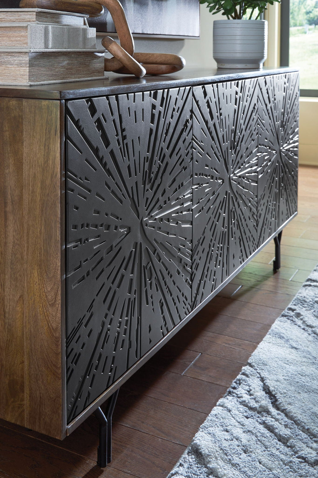 Lavinmont - Accent Cabinet - Multi Brown by Unique Piece Furniture