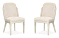 Lorelei - Upholstered Host Chair (Set of 2) - Misty Cloud by Unique Piece Furniture