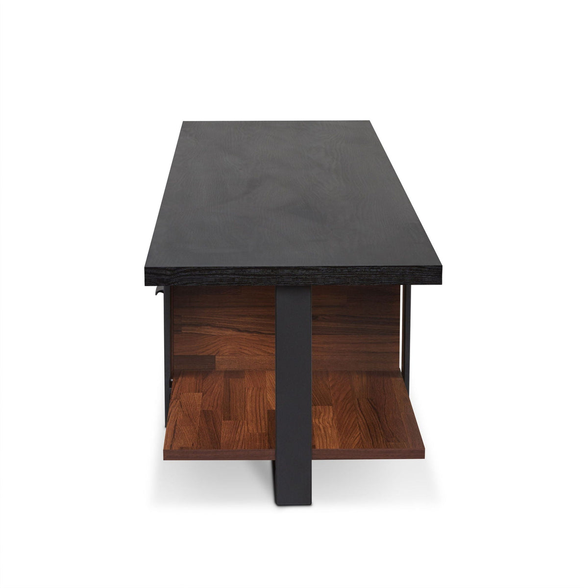 Elling - TV Stand - Walnut / Black by Unique Piece Furniture