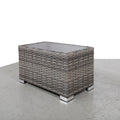 Chesterville - Slatted Side Table With Aluminum Top - Gray by Unique Piece Furniture