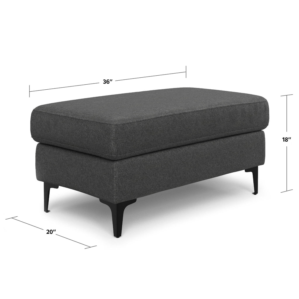 Ava - Versatile Mid Century Ottoman by Unique Piece Furniture