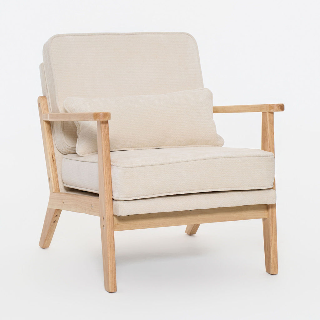 Living Room Chair With Lumbar Pillow by Unique Piece Furniture