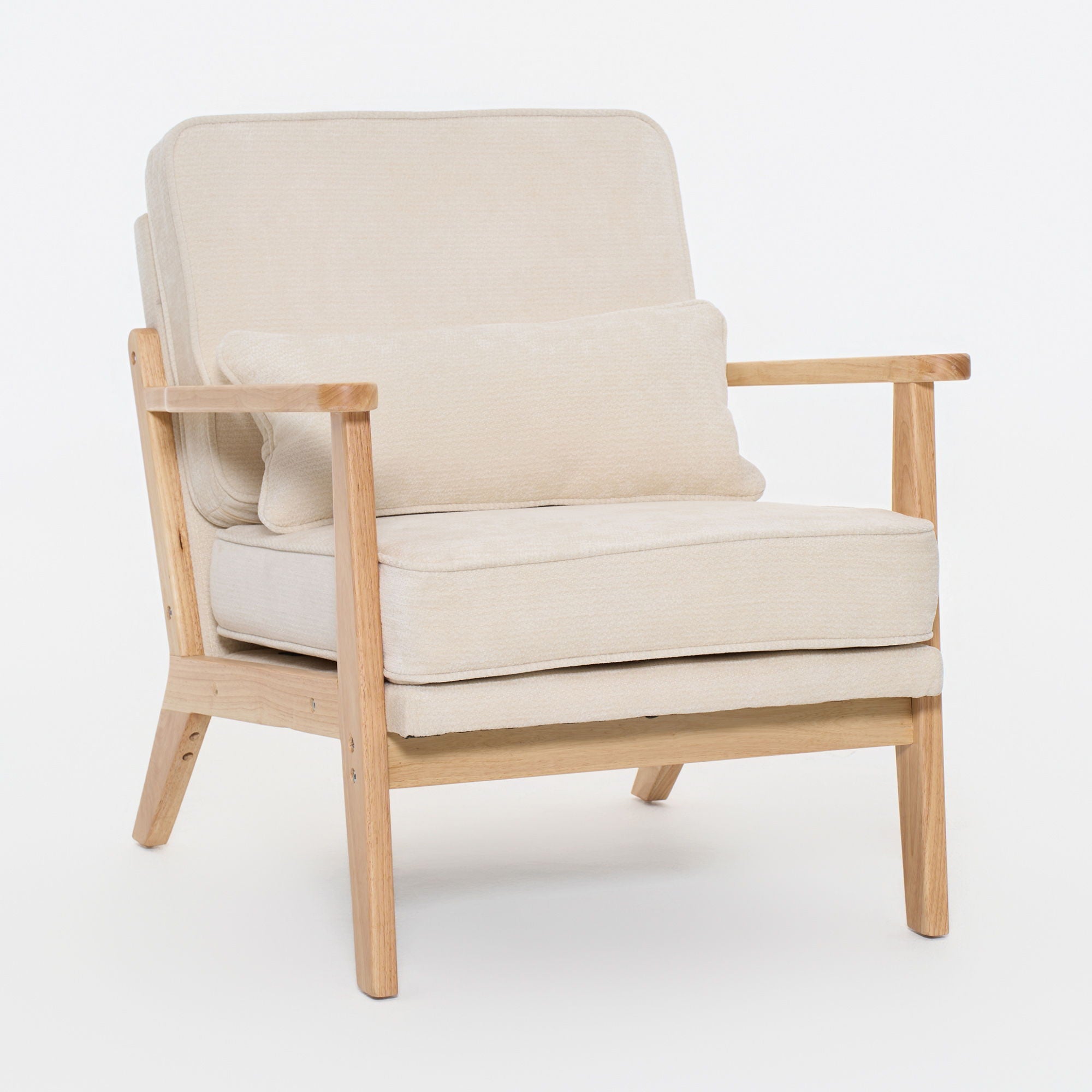 Living Room Chair With Lumbar Pillow by Unique Piece Furniture