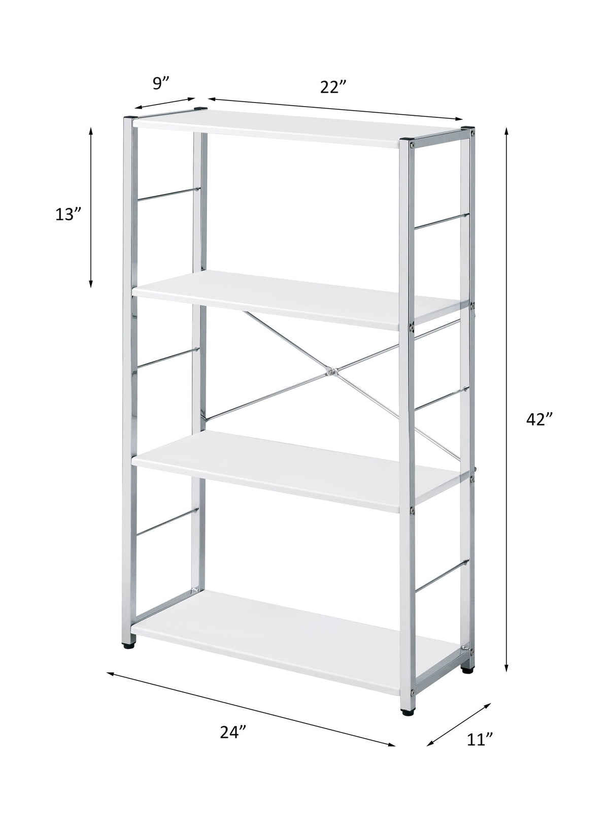 Tennos - Bookshelf - White by Unique Piece Furniture