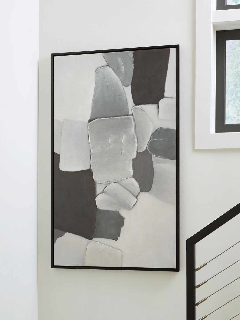 Adilson - Wall Art - White / Gray / Black by Unique Piece Furniture
