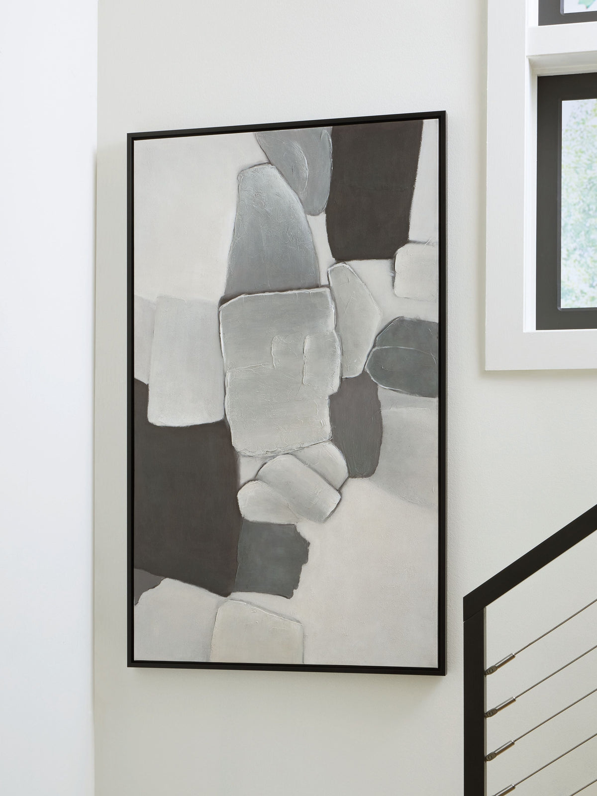 Adilson - Wall Art - White / Gray / Black by Unique Piece Furniture