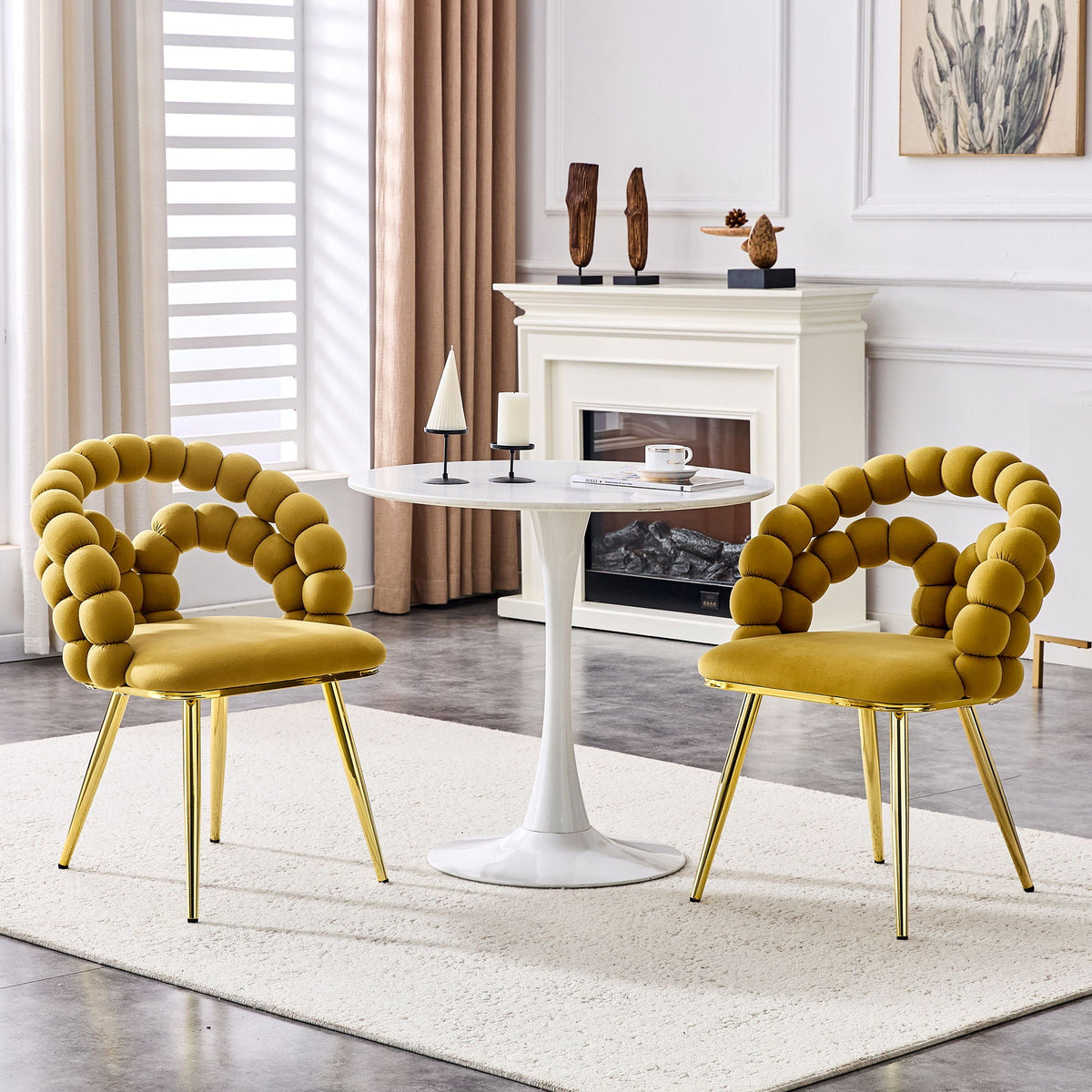 Puffy Bubble, Ball Chain Chairs For Dining Room by Unique Piece Furniture