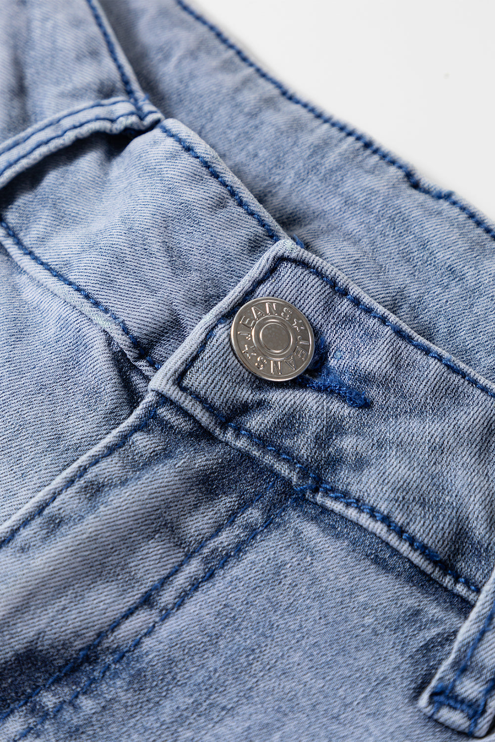 Dirty blue High Waist Button Zip Fly Bell Bottom Jeans by Wild and Free Boutique