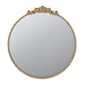Classic Design Mirror With Baroque Inspired Frame For Bathroom, Entryway Console Lean Against Wall by Unique Piece Furniture