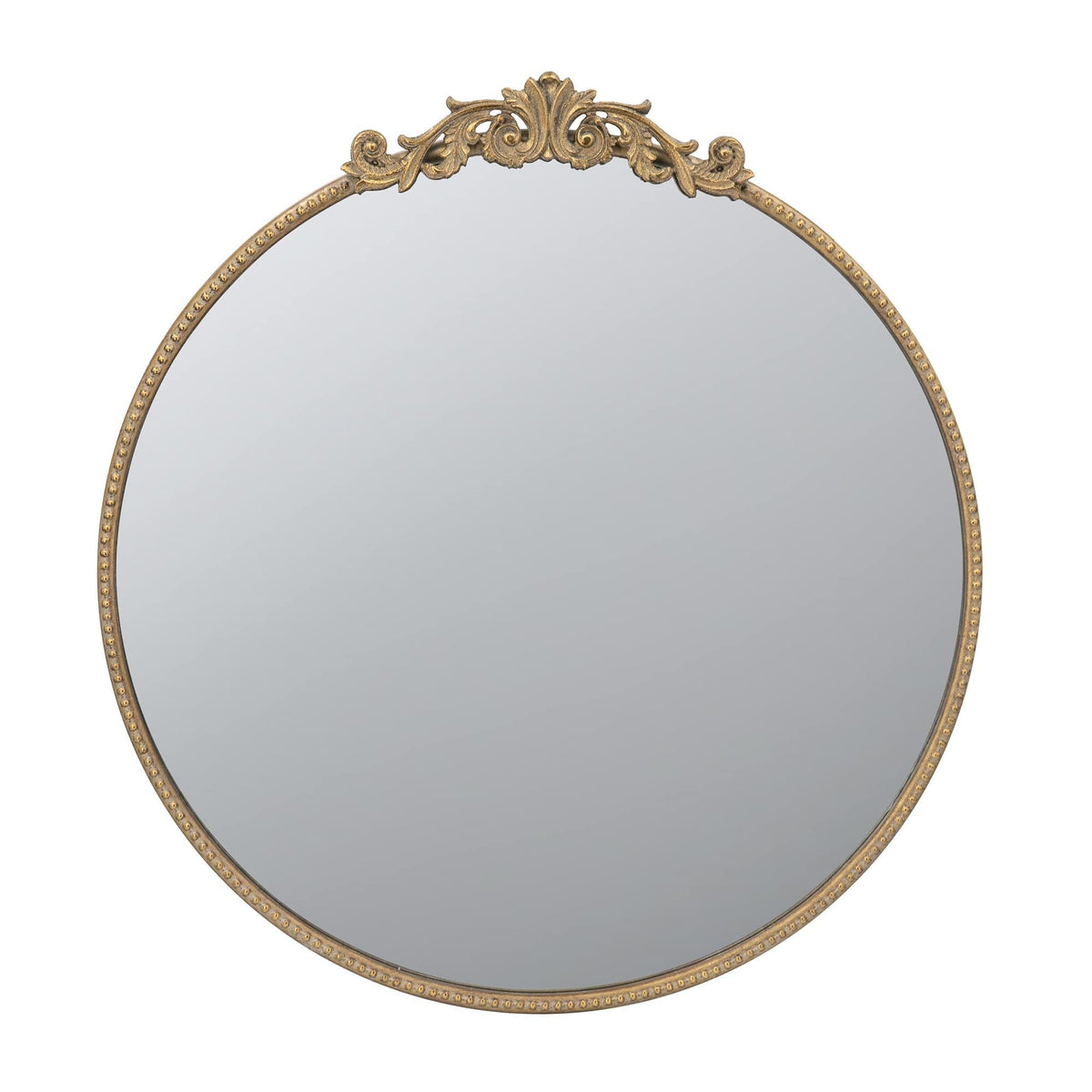 Classic Design Mirror With Baroque Inspired Frame For Bathroom, Entryway Console Lean Against Wall by Unique Piece Furniture