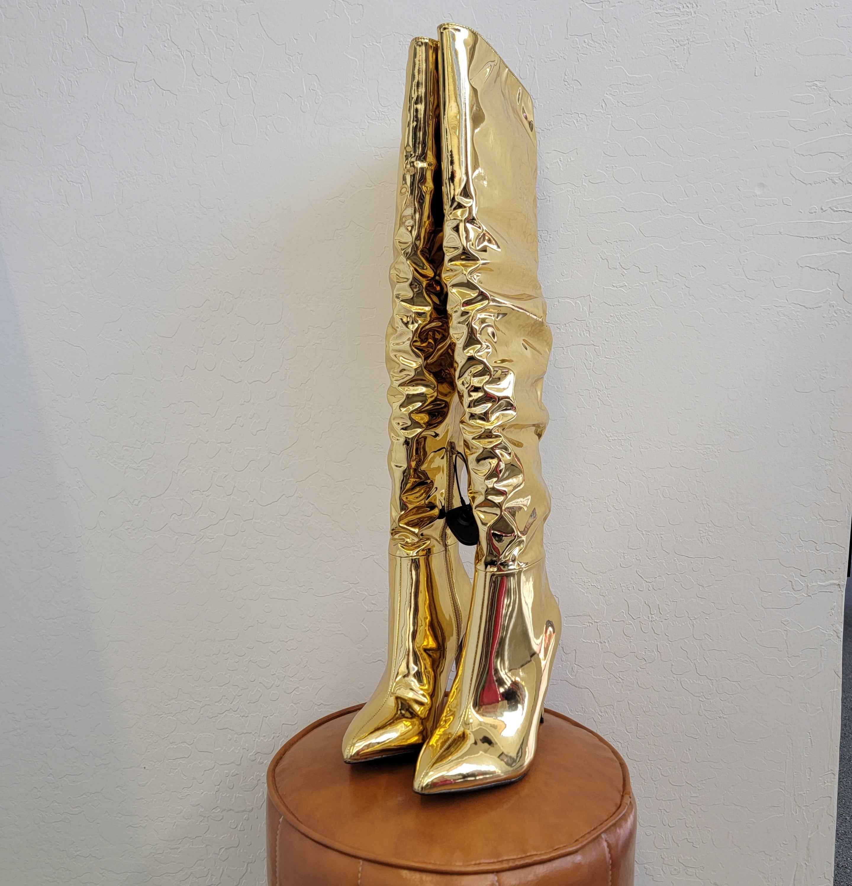 INC Gold Boots Sz 8 by Sweet Repeats