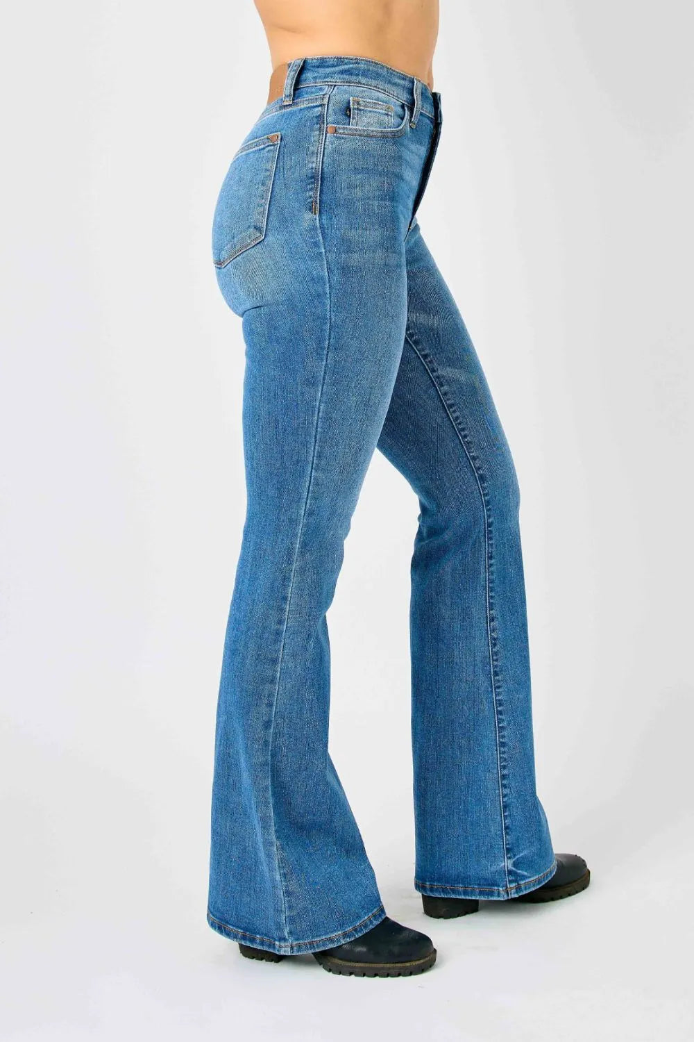 Judy Blue Full Size High-Waisted Classic Flare Jeans Plus Size by Wild and Free Boutique