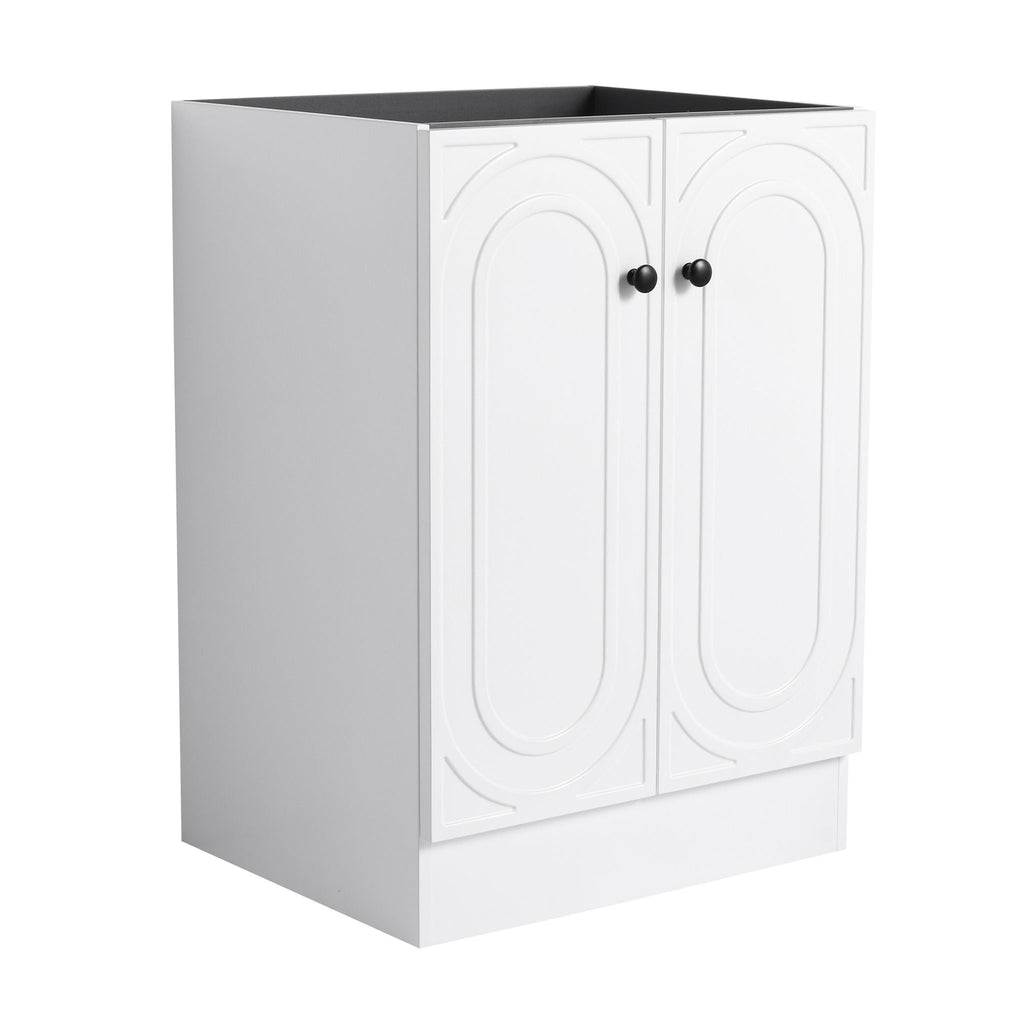 Modern Freestanding Bathroom Vanity With Soft Close Cabinet Doors by Unique Piece Furniture