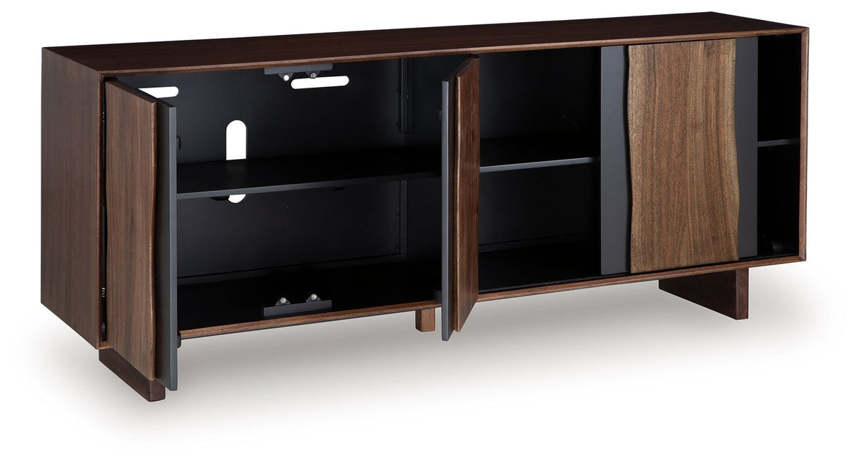 Welby - Accent Cabinet - Brown / Charcoal by Unique Piece Furniture