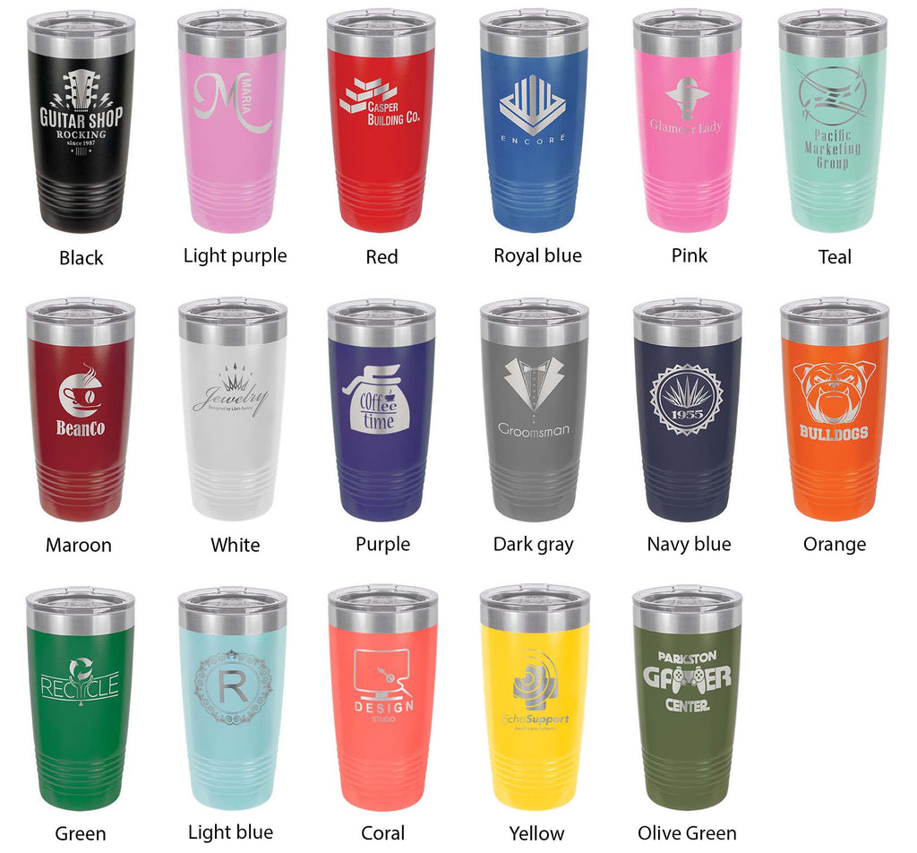 Proud Rescue Mom Tumbler Dog Travel Mug Gift Insulated Laser Engraved Coffee Cup 20 oz by CarveBright