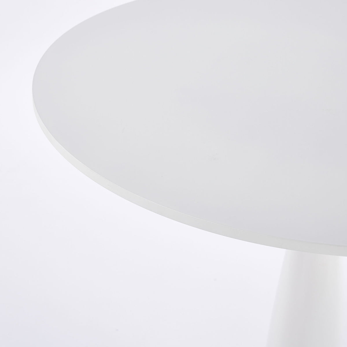 Pedestal Table, Round For Kitchen - White by Unique Piece Furniture