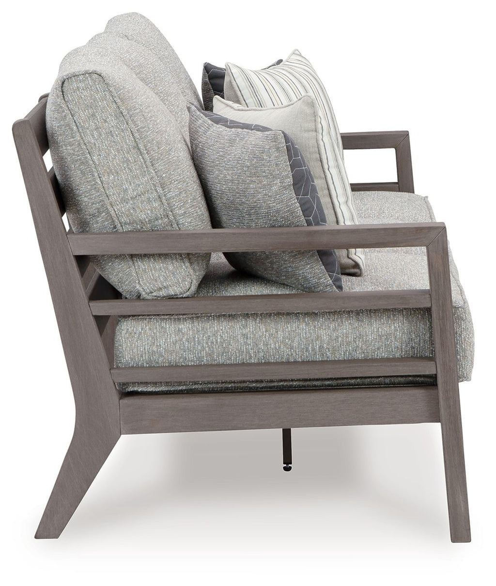 Hillside Barn - Sofa With Cushion - Gray / Brown by Unique Piece Furniture