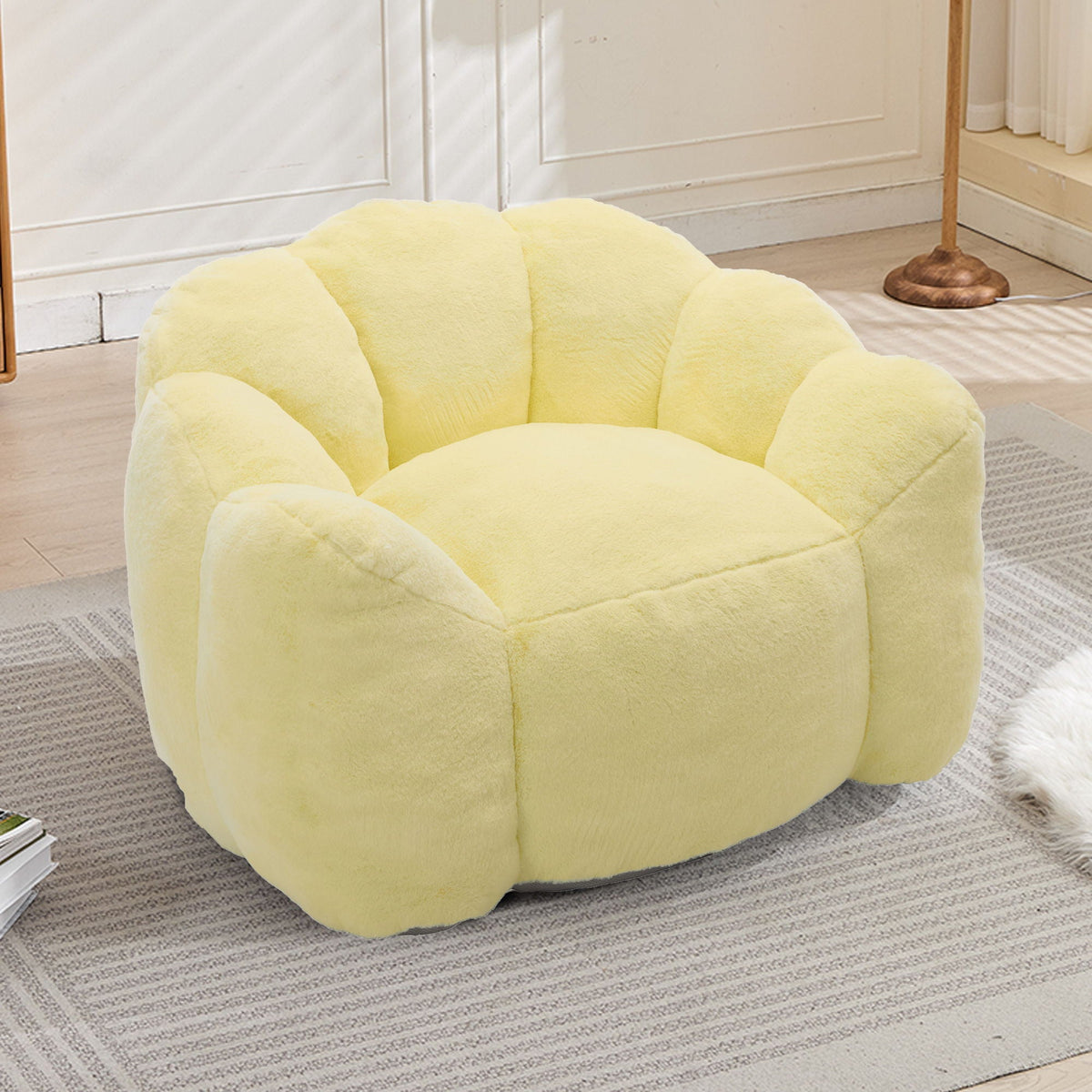 Lotus Style Compression Sofa With Pull Ring by Unique Piece Furniture