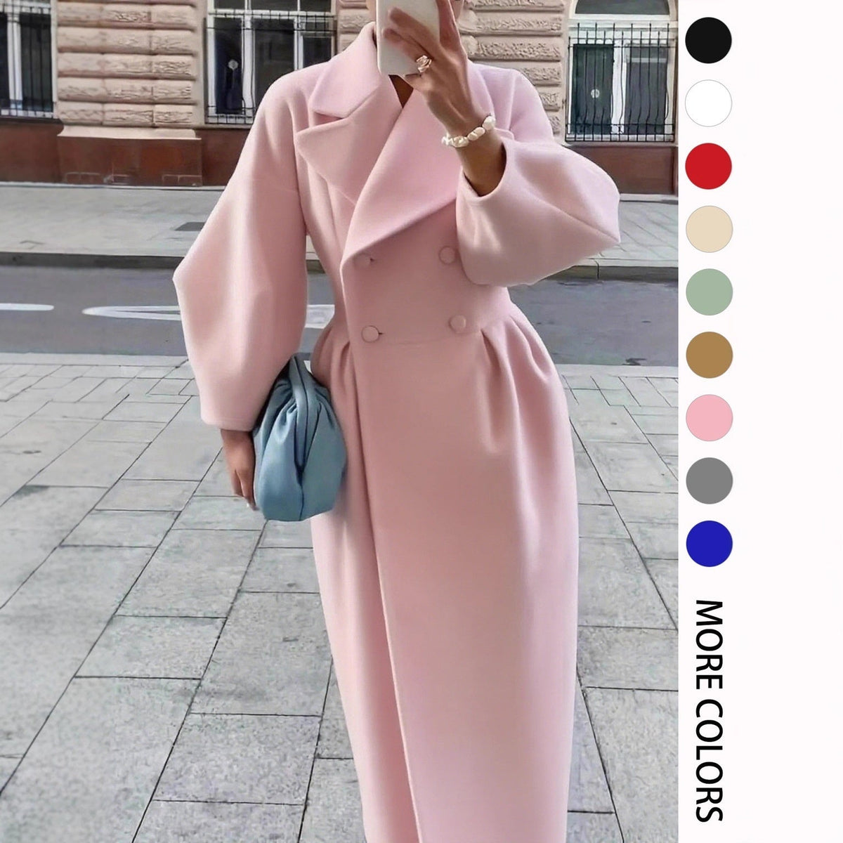 Vintage Court Lantern Sleeves Large Lapel Jacket by Social Buzz eSIMs