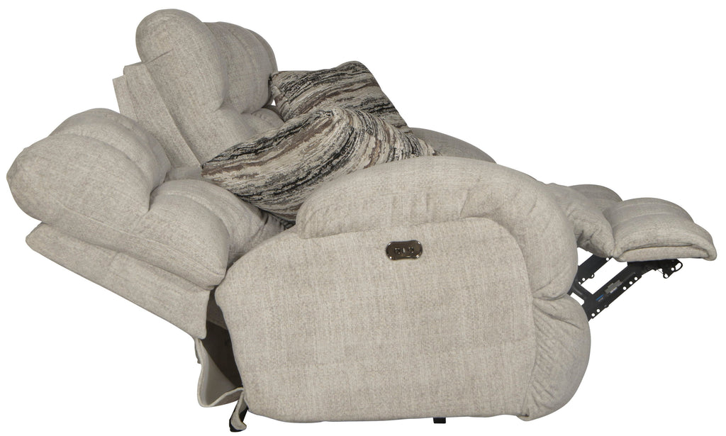 Ashland - Power Lay Flat Reclining Console Loveseat by Unique Piece Furniture
