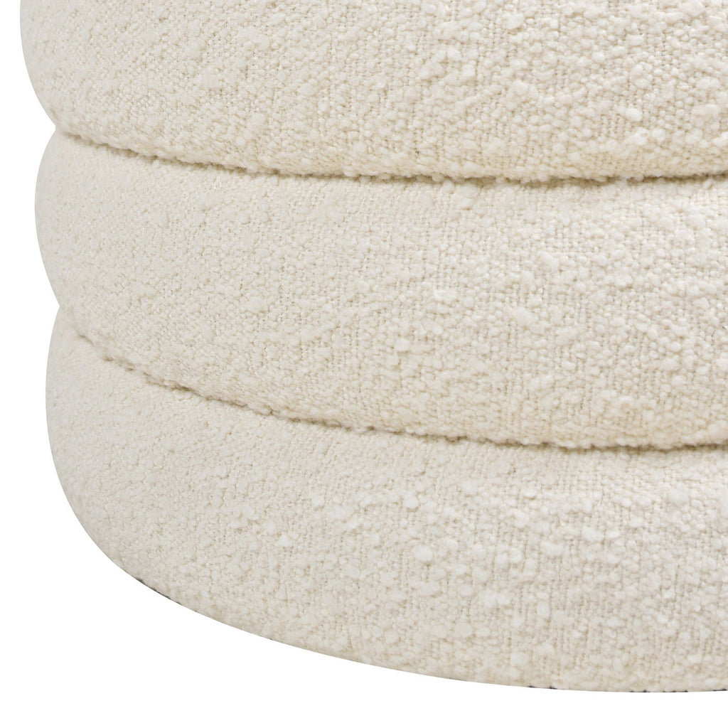 Fuji - Oversized Round Storage Ottoman by Unique Piece Furniture