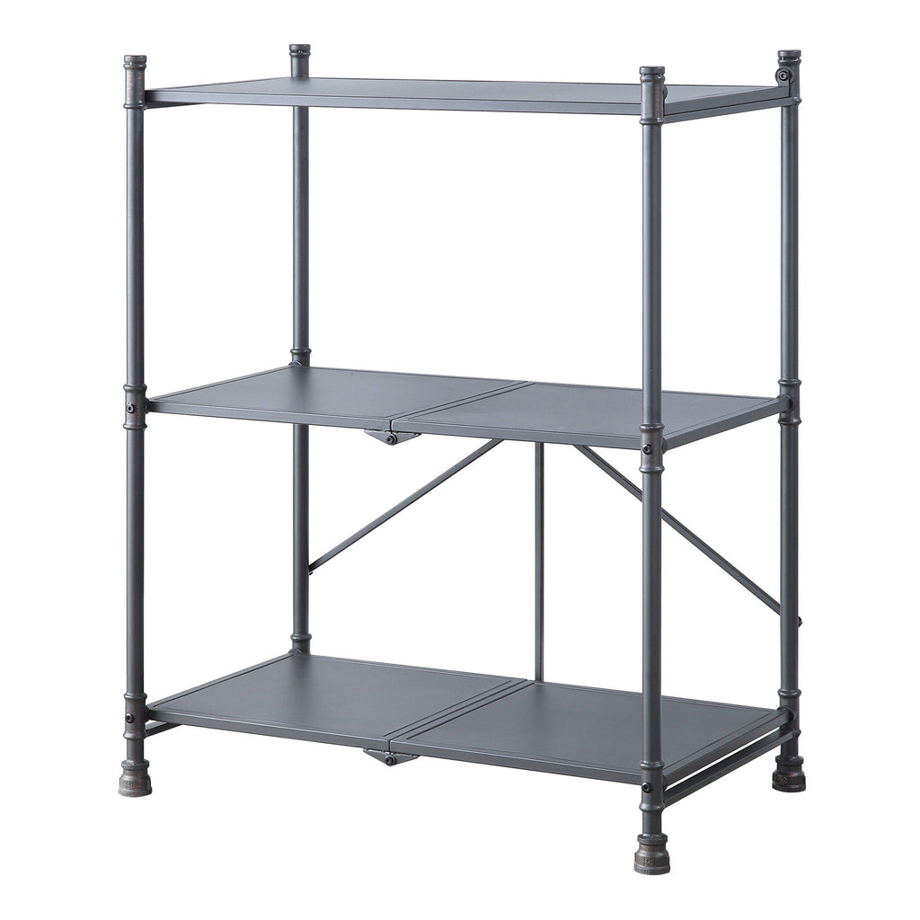 Cordelia - Hand-Brushed Console Table - Black / Bronze by Unique Piece Furniture