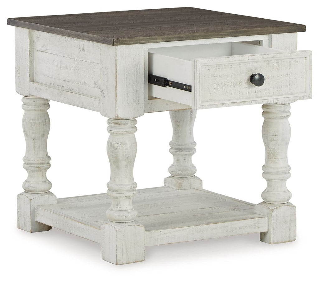 Havalance - Square End Table - White / Gray by Unique Piece Furniture