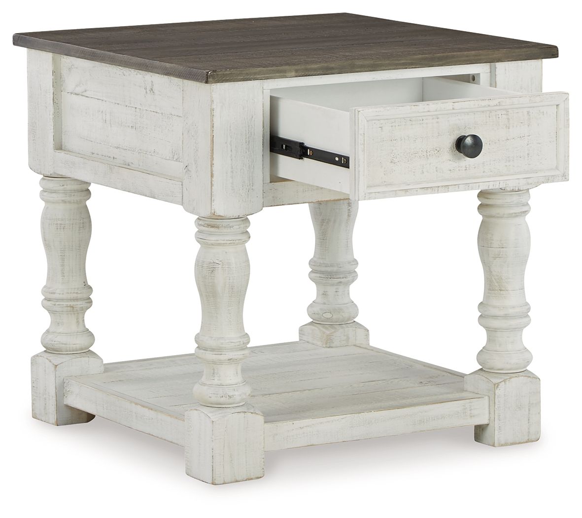 Havalance - Square End Table - White / Gray by Unique Piece Furniture