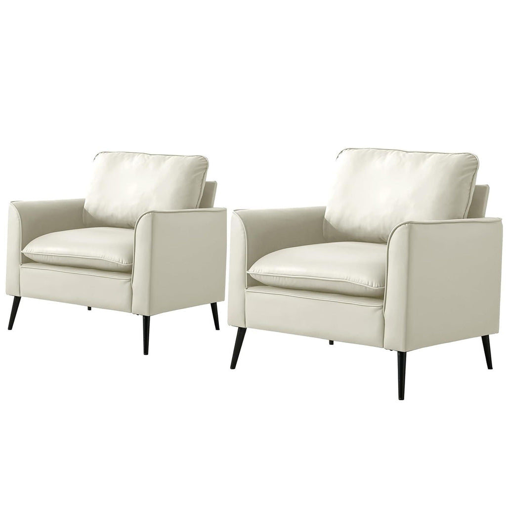 Nordic Retro Light Luxury Upholstered Sofa Chair by Unique Piece Furniture