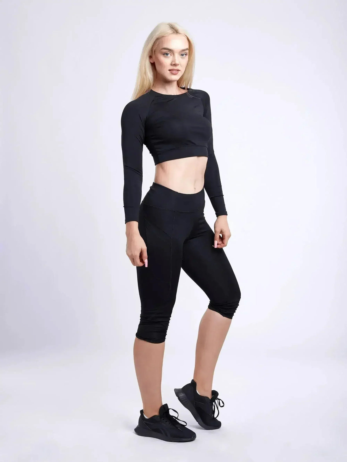 Long-Sleeve Crop Top by Femstylo