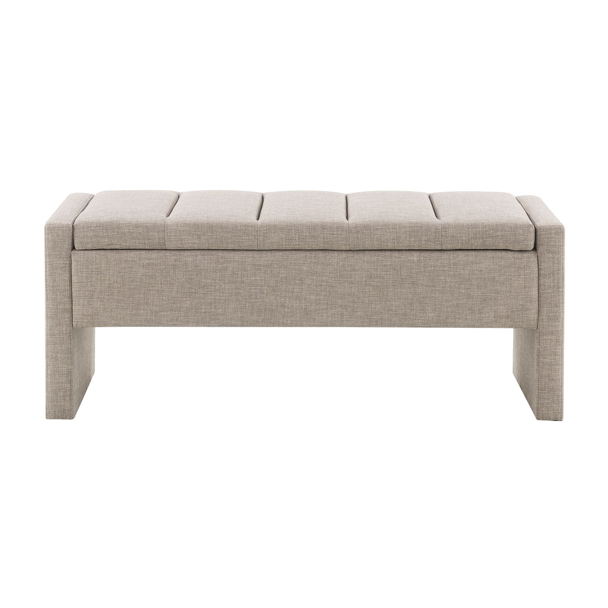 Modern Upholstered Large Bed End Bench With Storage by Unique Piece Furniture